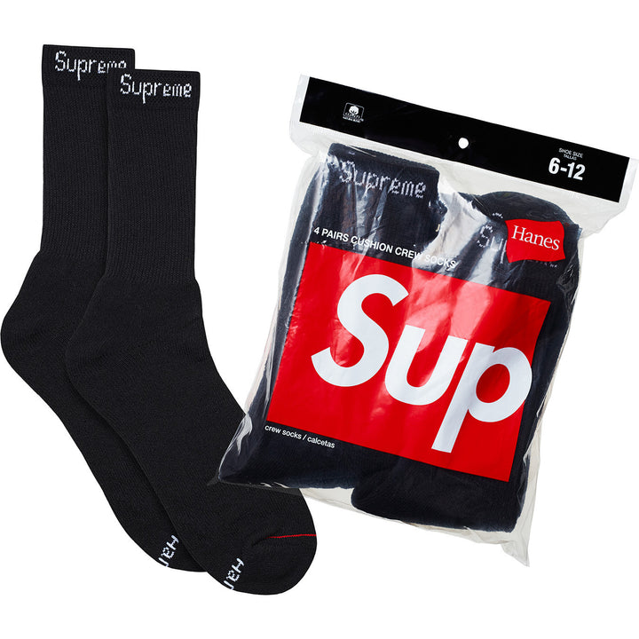 Supreme®/Hanes® Crew Socks 4 Un